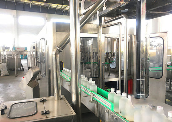 High Temperature Filling Monoblock Small Scale Bottling Machine