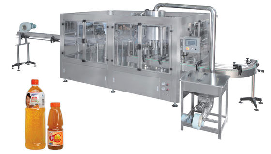 Roestvrij staal 4 in 1 BPH Geautomatiseerde Bottelmachine 6000