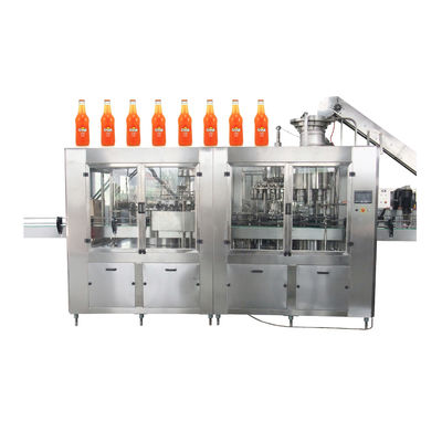 2450*1800*2200mm 6.68kw 6000 BPH Monoblock Bottelmachine